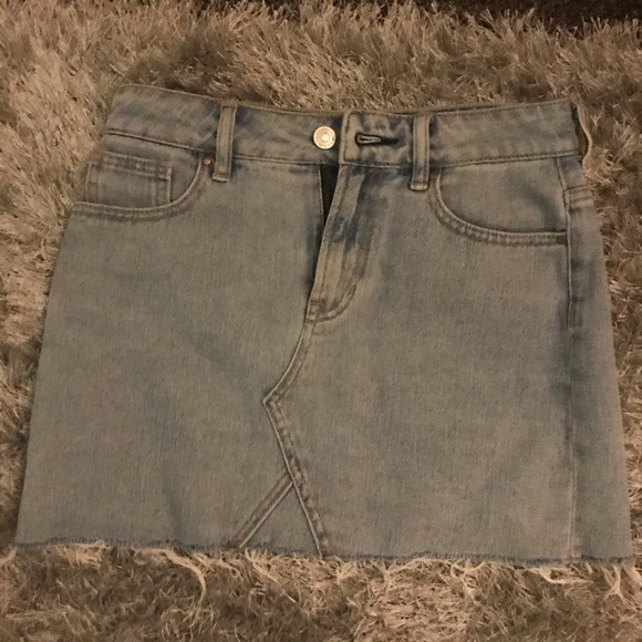 PacSun Denim Light Blue Skirt - Picture 1 of 4